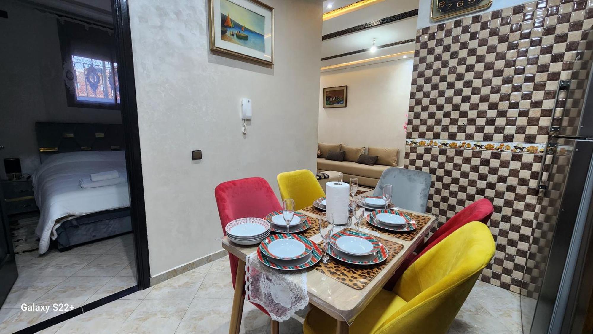 Appartement 7 Min De L'Aeroport De Marrakech Marrákes Kültér fotó
