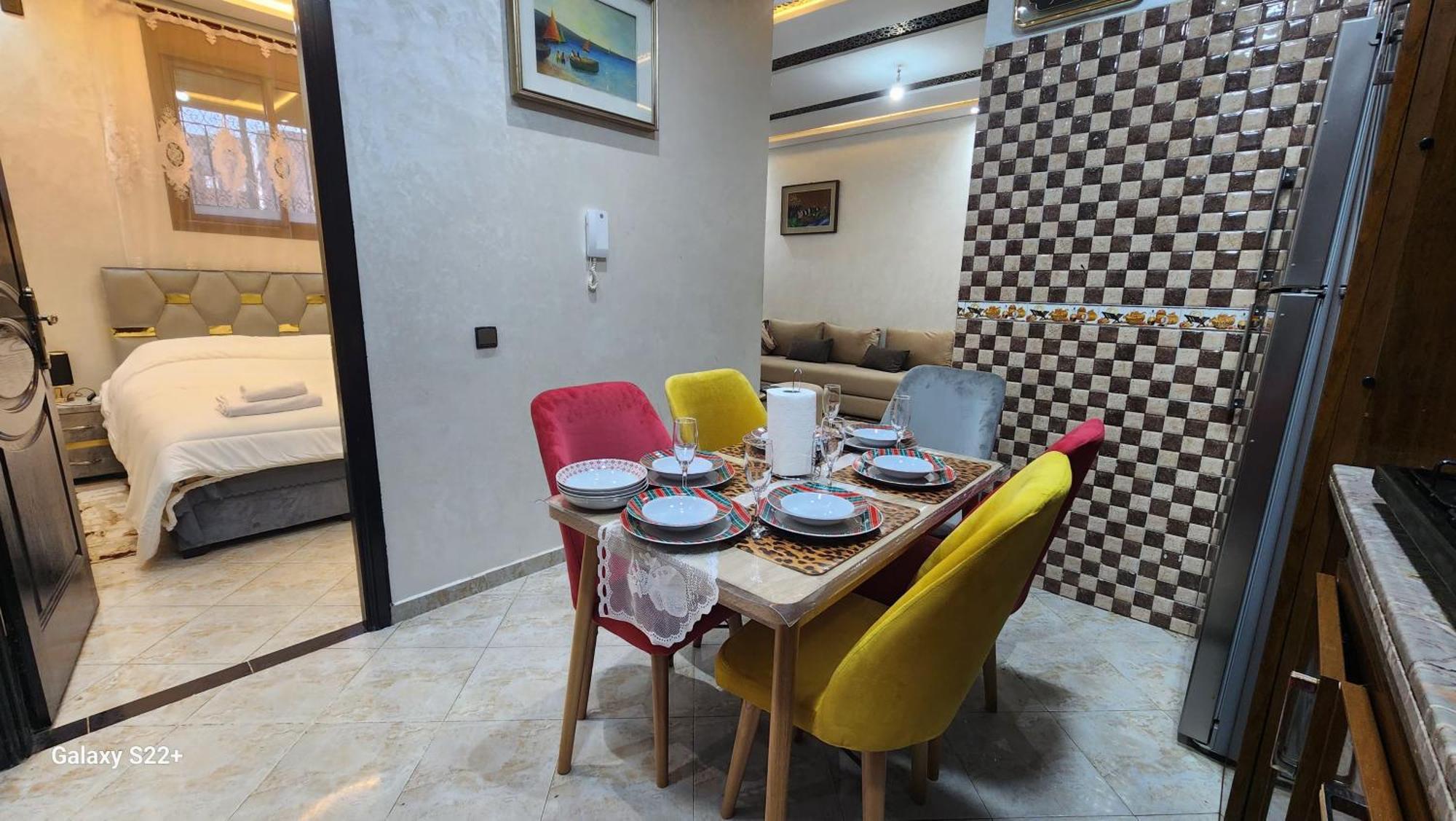 Appartement 7 Min De L'Aeroport De Marrakech Marrákes Kültér fotó