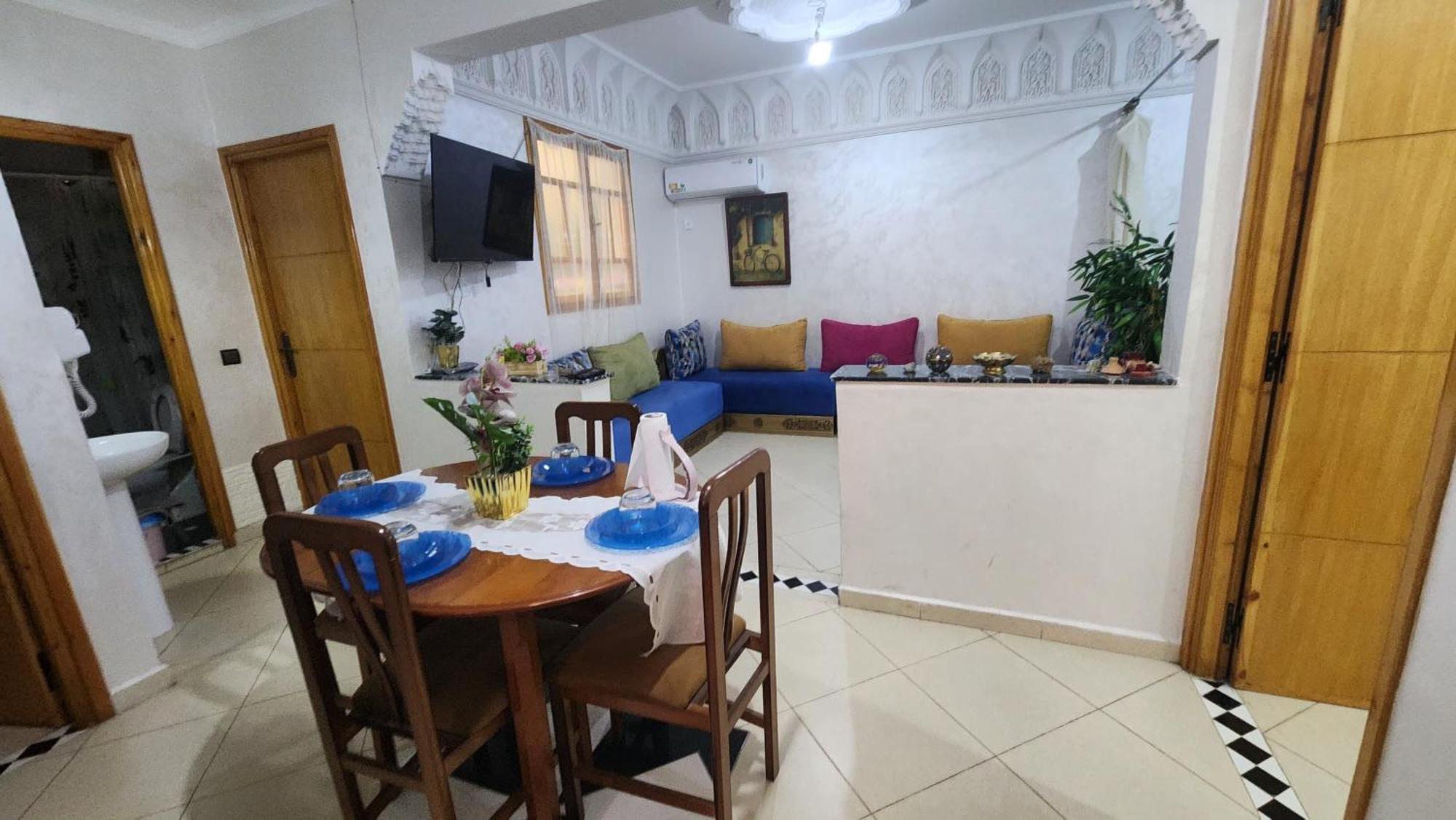 Appartement 7 Min De L'Aeroport De Marrakech Marrákes Kültér fotó